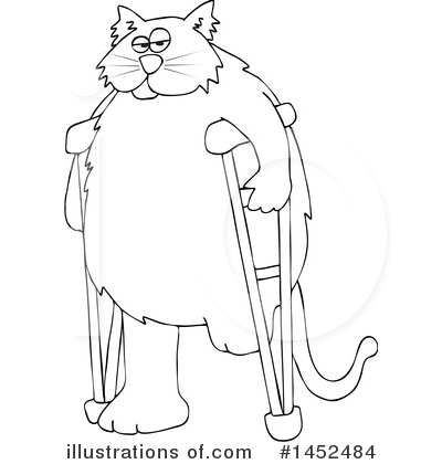 Royalty-Free (RF) Cat Clipart Illustration by djart - Stock Sample #1452484
