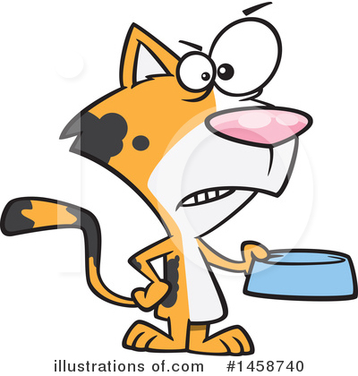Royalty-Free (RF) Cat Clipart Illustration by toonaday - Stock Sample #1458740