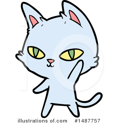 Royalty-Free (RF) Cat Clipart Illustration by lineartestpilot - Stock Sample #1487757