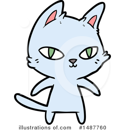 Royalty-Free (RF) Cat Clipart Illustration by lineartestpilot - Stock Sample #1487760