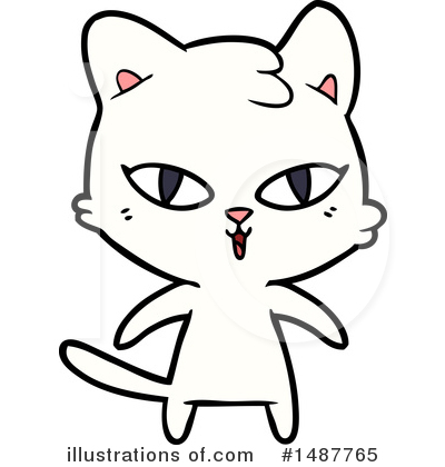 Royalty-Free (RF) Cat Clipart Illustration by lineartestpilot - Stock Sample #1487765