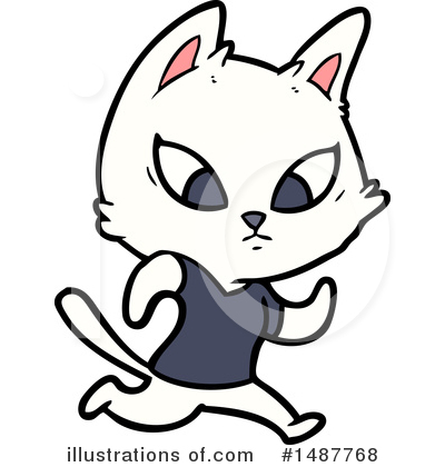 Royalty-Free (RF) Cat Clipart Illustration by lineartestpilot - Stock Sample #1487768