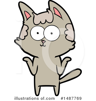Royalty-Free (RF) Cat Clipart Illustration by lineartestpilot - Stock Sample #1487769