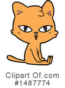 Cat Clipart #1487774 by lineartestpilot
