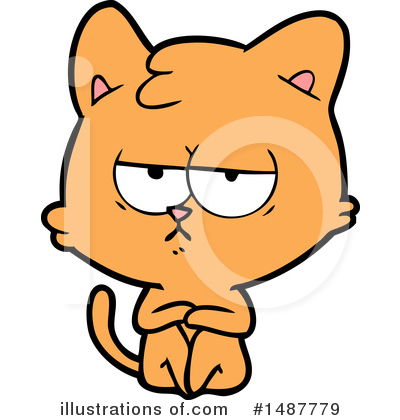Royalty-Free (RF) Cat Clipart Illustration by lineartestpilot - Stock Sample #1487779