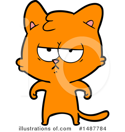 Royalty-Free (RF) Cat Clipart Illustration by lineartestpilot - Stock Sample #1487784