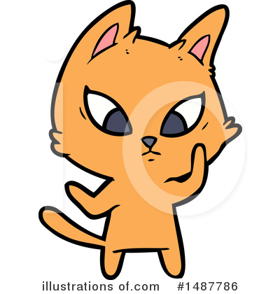 Royalty-Free (RF) Cat Clipart Illustration by lineartestpilot - Stock Sample #1487786