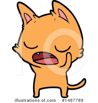 Royalty-Free (RF) Cat Clipart Illustration by lineartestpilot - Stock Sample #1487789