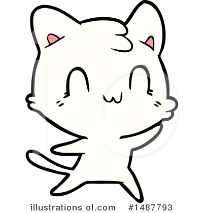 Royalty-Free (RF) Cat Clipart Illustration by lineartestpilot - Stock Sample #1487793