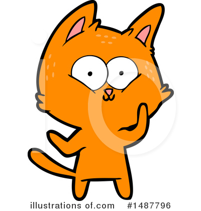 Royalty-Free (RF) Cat Clipart Illustration by lineartestpilot - Stock Sample #1487796
