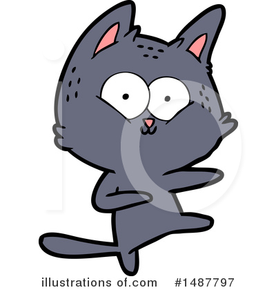 Royalty-Free (RF) Cat Clipart Illustration by lineartestpilot - Stock Sample #1487797
