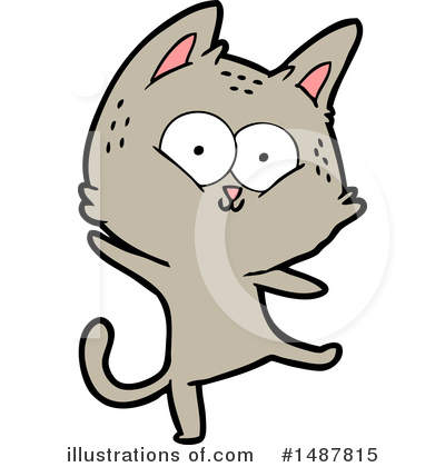 Royalty-Free (RF) Cat Clipart Illustration by lineartestpilot - Stock Sample #1487815