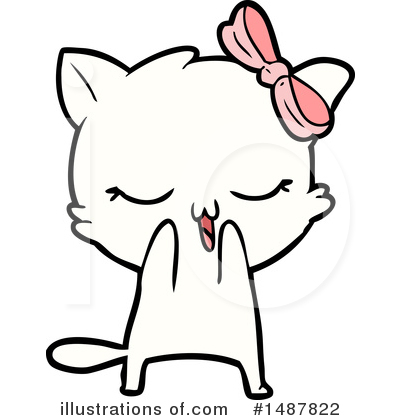 Royalty-Free (RF) Cat Clipart Illustration by lineartestpilot - Stock Sample #1487822