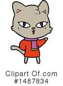 Cat Clipart #1487834 by lineartestpilot