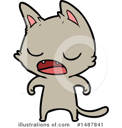 Royalty-Free (RF) Cat Clipart Illustration by lineartestpilot - Stock Sample #1487841