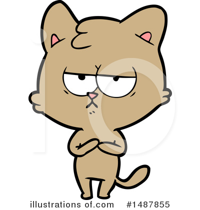 Royalty-Free (RF) Cat Clipart Illustration by lineartestpilot - Stock Sample #1487855