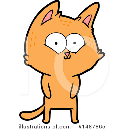 Royalty-Free (RF) Cat Clipart Illustration by lineartestpilot - Stock Sample #1487865