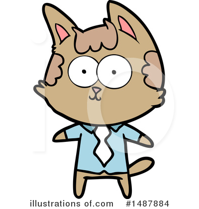 Royalty-Free (RF) Cat Clipart Illustration by lineartestpilot - Stock Sample #1487884