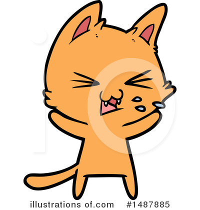 Royalty-Free (RF) Cat Clipart Illustration by lineartestpilot - Stock Sample #1487885