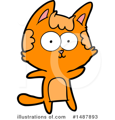 Royalty-Free (RF) Cat Clipart Illustration by lineartestpilot - Stock Sample #1487893