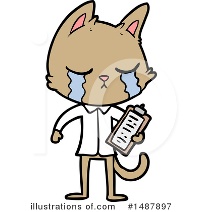 Royalty-Free (RF) Cat Clipart Illustration by lineartestpilot - Stock Sample #1487897