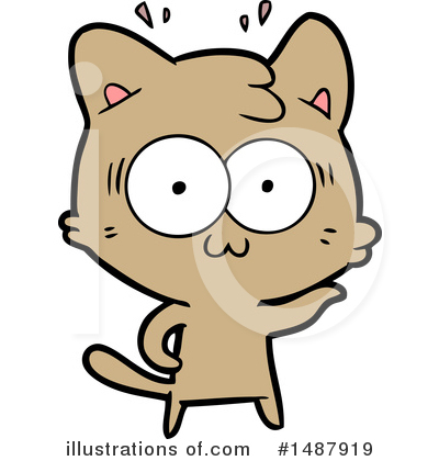 Royalty-Free (RF) Cat Clipart Illustration by lineartestpilot - Stock Sample #1487919