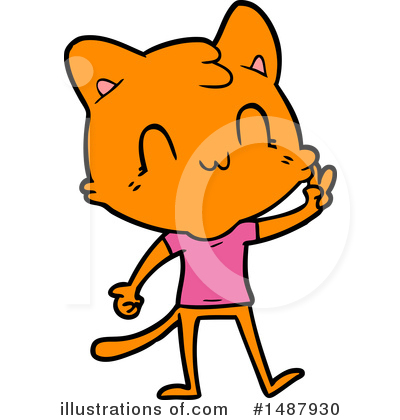 Royalty-Free (RF) Cat Clipart Illustration by lineartestpilot - Stock Sample #1487930