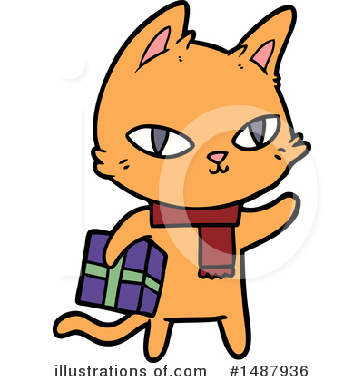 Royalty-Free (RF) Cat Clipart Illustration by lineartestpilot - Stock Sample #1487936