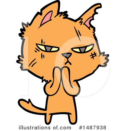 Royalty-Free (RF) Cat Clipart Illustration by lineartestpilot - Stock Sample #1487938