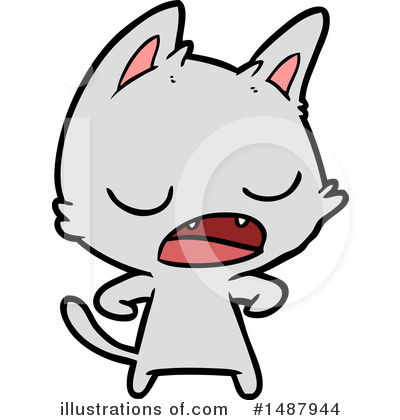 Royalty-Free (RF) Cat Clipart Illustration by lineartestpilot - Stock Sample #1487944