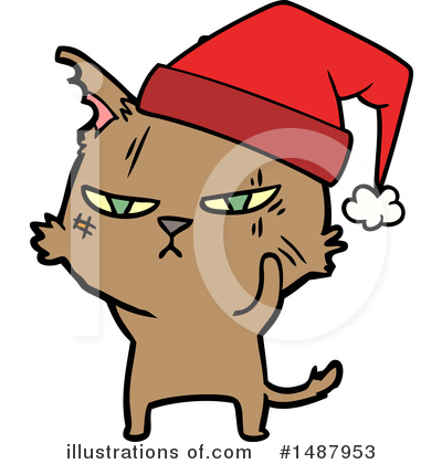 Royalty-Free (RF) Cat Clipart Illustration by lineartestpilot - Stock Sample #1487953