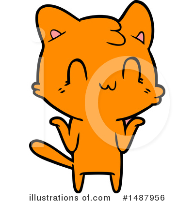 Royalty-Free (RF) Cat Clipart Illustration by lineartestpilot - Stock Sample #1487956