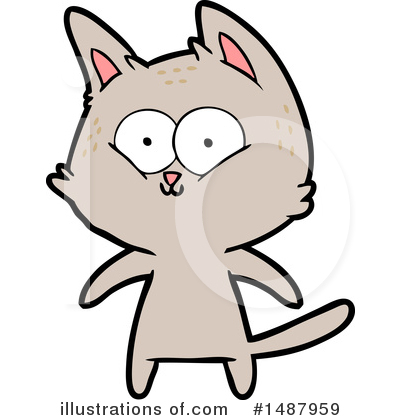 Royalty-Free (RF) Cat Clipart Illustration by lineartestpilot - Stock Sample #1487959