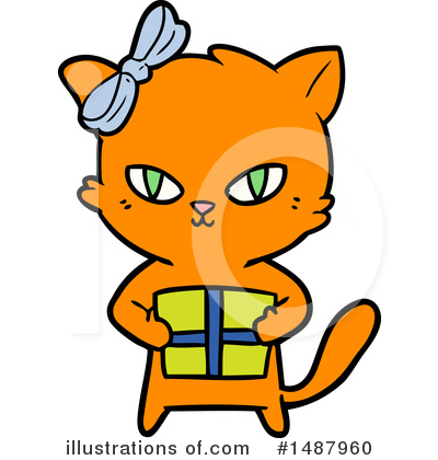 Royalty-Free (RF) Cat Clipart Illustration by lineartestpilot - Stock Sample #1487960