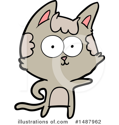 Royalty-Free (RF) Cat Clipart Illustration by lineartestpilot - Stock Sample #1487962