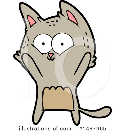 Royalty-Free (RF) Cat Clipart Illustration by lineartestpilot - Stock Sample #1487965