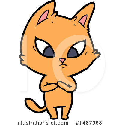 Royalty-Free (RF) Cat Clipart Illustration by lineartestpilot - Stock Sample #1487968