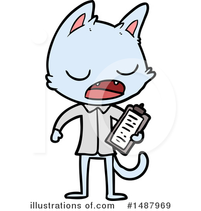 Royalty-Free (RF) Cat Clipart Illustration by lineartestpilot - Stock Sample #1487969