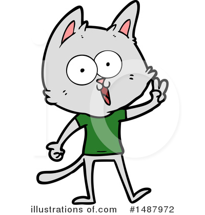 Royalty-Free (RF) Cat Clipart Illustration by lineartestpilot - Stock Sample #1487972