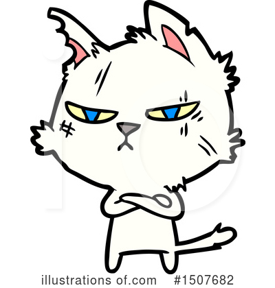White Cat Clipart #1507682 by lineartestpilot