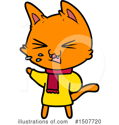 Royalty-Free (RF) Cat Clipart Illustration by lineartestpilot - Stock Sample #1507720