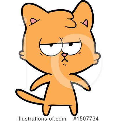 Royalty-Free (RF) Cat Clipart Illustration by lineartestpilot - Stock Sample #1507734
