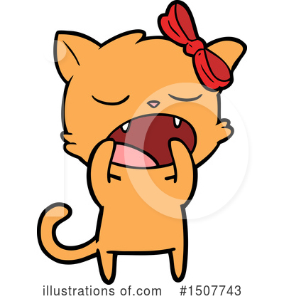 Royalty-Free (RF) Cat Clipart Illustration by lineartestpilot - Stock Sample #1507743