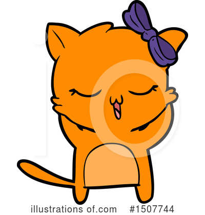 Royalty-Free (RF) Cat Clipart Illustration by lineartestpilot - Stock Sample #1507744