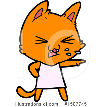 Royalty-Free (RF) Cat Clipart Illustration by lineartestpilot - Stock Sample #1507745