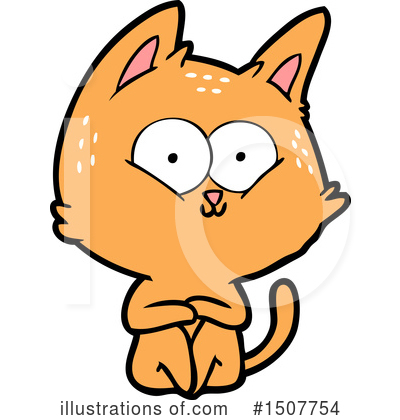 Royalty-Free (RF) Cat Clipart Illustration by lineartestpilot - Stock Sample #1507754