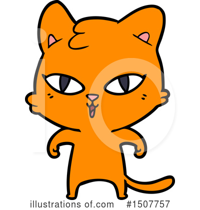 Royalty-Free (RF) Cat Clipart Illustration by lineartestpilot - Stock Sample #1507757
