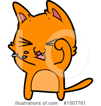 Royalty-Free (RF) Cat Clipart Illustration by lineartestpilot - Stock Sample #1507761