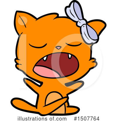 Royalty-Free (RF) Cat Clipart Illustration by lineartestpilot - Stock Sample #1507764