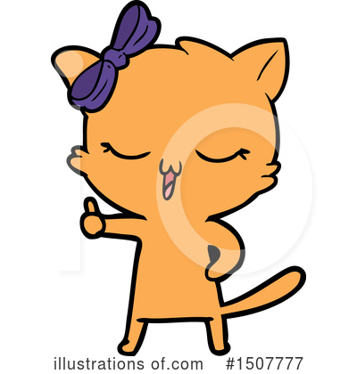 Royalty-Free (RF) Cat Clipart Illustration by lineartestpilot - Stock Sample #1507777